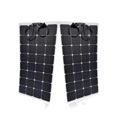 China 12V-Solar-Flexible-Panels 110W biegsame, halbflexible, monokristalline Solarzelle zu verkaufen