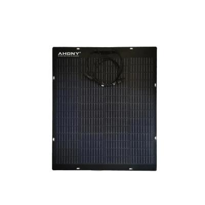 China Ultralight Balcony Bendable Solar Panel Waterproof 100w Semi Flexible Solar Panel for sale