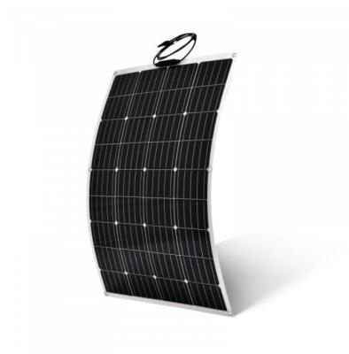 China Ultra Lightweight ETFE 100w 12v Flexible Solar Panel 5BB Mono Solar Cell for sale