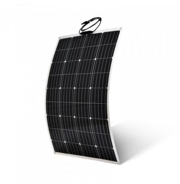 Quality Ultra Lightweight ETFE 100w 12v Flexible Solar Panel 5BB Mono Solar Cell for sale