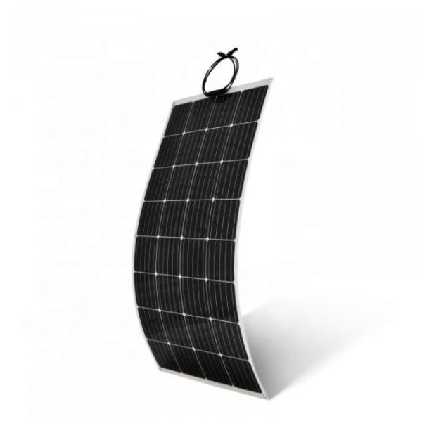 Quality Ultra Lightweight ETFE 100w 12v Flexible Solar Panel 5BB Mono Solar Cell for sale