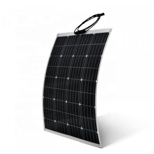 Quality Ultra Lightweight ETFE 100w 12v Flexible Solar Panel 5BB Mono Solar Cell for sale