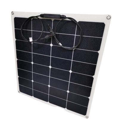 China Sunpower ETFE Surface Solar Flexible Panels 35W For RV Boat Camping Mobile Power for sale