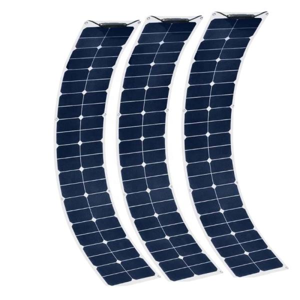 Quality Sunpower 12v Ultralight ETFE Solar Flexible Panels For Camper Trailer Boat for sale