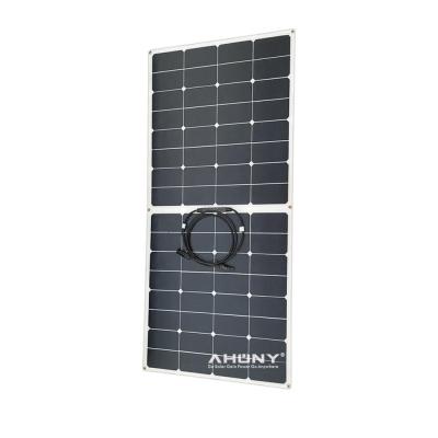 China Semi Flexible Solar Panels For Sailboats 120w Mono Half Cut Solar Panels for sale