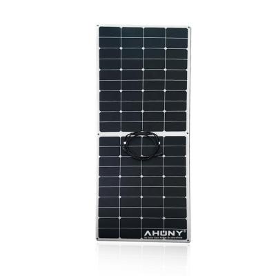China Semi Flexible Half Cut Cell Solar Panel Semi Flexible 145w For Sailboat for sale