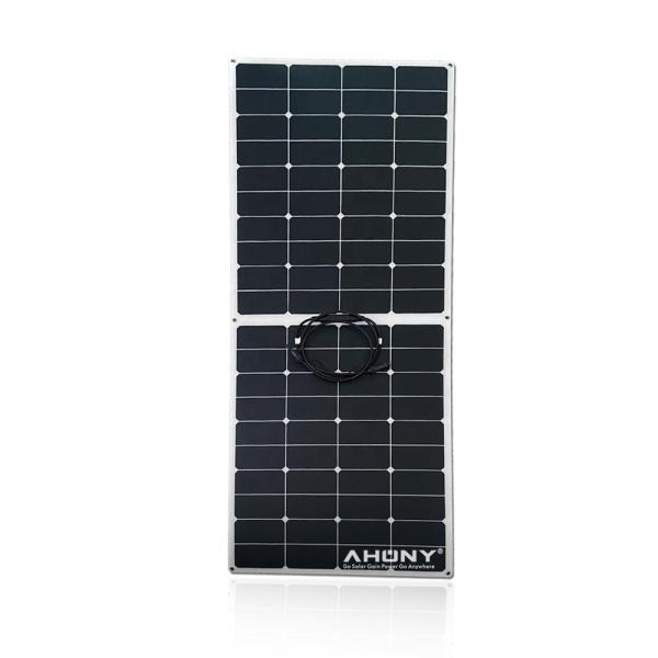 Quality Shade Tolerant Semi Solar Flexible Panels 145w Half Cut Mono Solar Panel For RV for sale