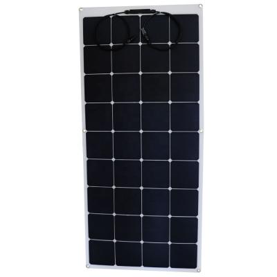 China 130w painel solar flexível solar flexível painéis solares para barco RV 125x125mm célula à venda