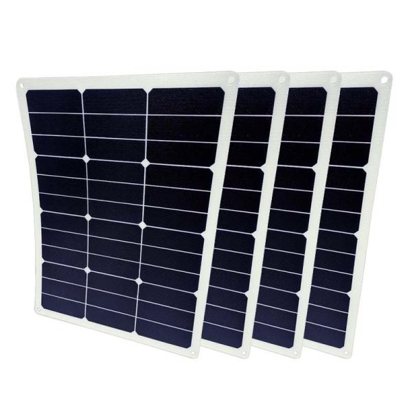 Quality Photovoltaic 80w Flexible Bendable Solar Panel For Golf Cart Door Gate Balcony for sale