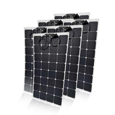 China 250W painéis solares flexíveis material ETFE alta resistência inflamável para barco iate à venda