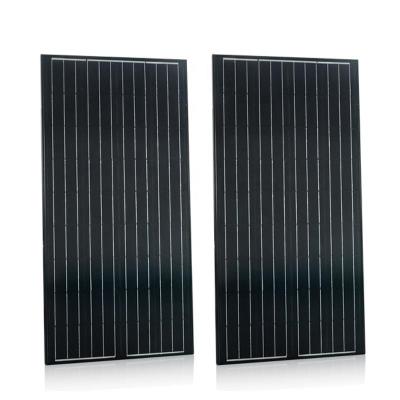 Chine Panneau solaire en verre photovoltaïque mono 150w 160w 180w 12v Panneau solaire polycristallin à vendre