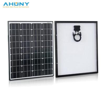 China 5BB A Grade Cell Solar Panel 50w Mono Solar Panel For 12 Volt Battery Charging for sale
