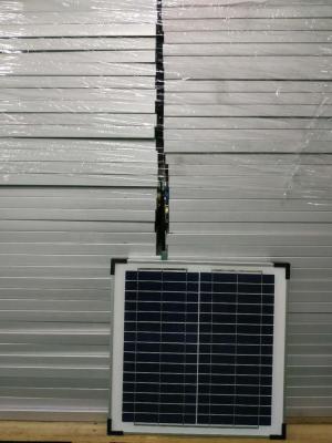 China Panel solar pequeño policristalino 12v 10w para jardín hogar cerco eléctrico puerta de puerta en venta