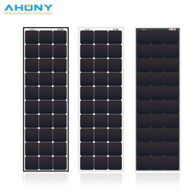 China 100 Watt Slim Custom Size Solar Panels With Monocrystalline Sunpower Solar Cell for sale