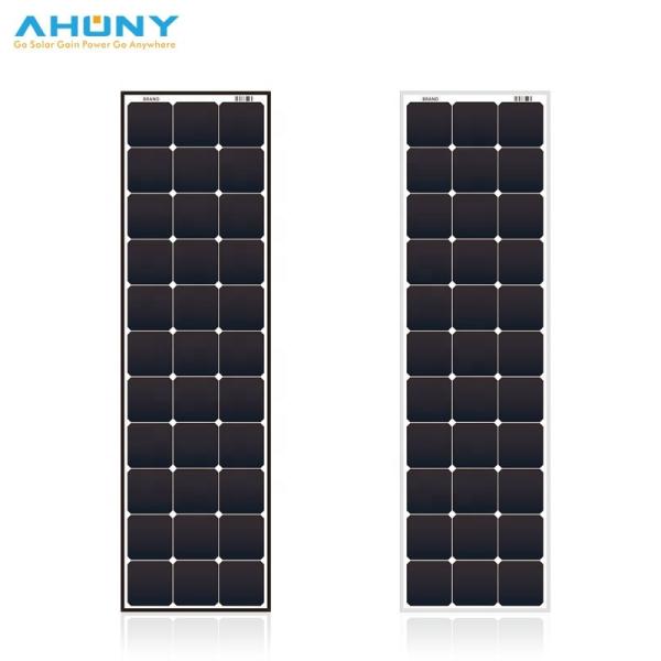 Quality 100W 12V Mono Rigid Solar Panel Off Grid PV Power For Camping RV Marine for sale