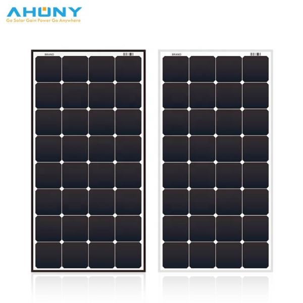 Quality 100W 12V Mono Rigid Solar Panel Off Grid PV Power For Camping RV Marine for sale