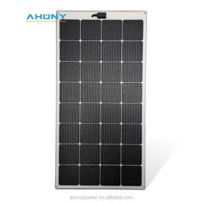 China Panel solar bifacial de energía solar rígida de 120w para yates de barcos marítimos junto al río en venta