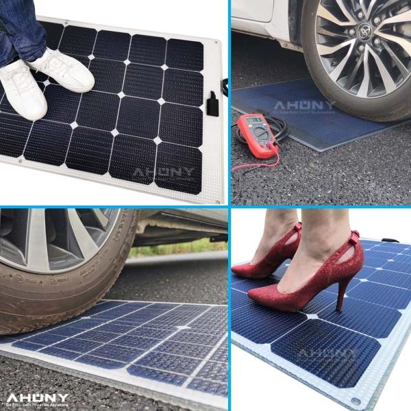 Quality Sunpower Photovoltaic Power Generation Solar Panel 55W Walkable Anti Slippery for sale