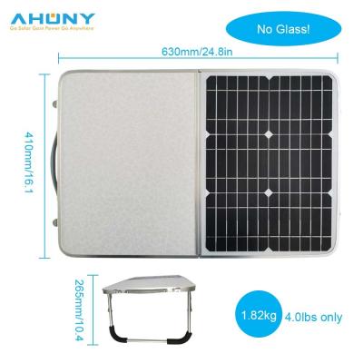 China Panel solar portátil plegable de 18w Panel solar fotovoltaico monocristalino para campamento y picnic en venta