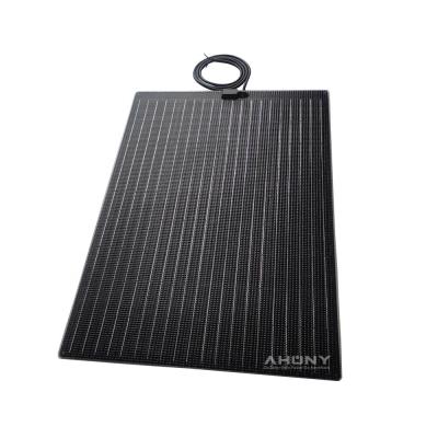 China Walkable 100 Watt Mono Perc Solar Panel Semi Rigid Monocrystalline Solar Panel for sale