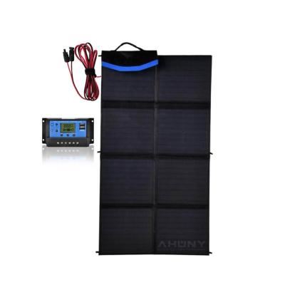 China 160W 12V Panel solar portátil cargador solar plegable mono para generador solar Rv en venta