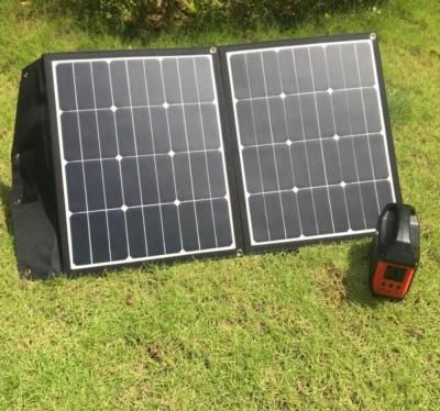 Chine 60w 80w 120w Portables petits panneaux solaires montage au sol pour les urgences à vendre