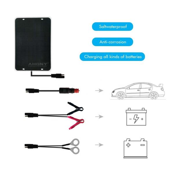 Quality Customized Solar Panel Portable Charger 10w Solar Panel Car Trickle Charger for sale