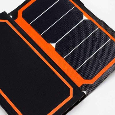 Quality ETFE Waterproof Foldable Solar Panel Charger Portable Small Dual USB DC5521 for sale