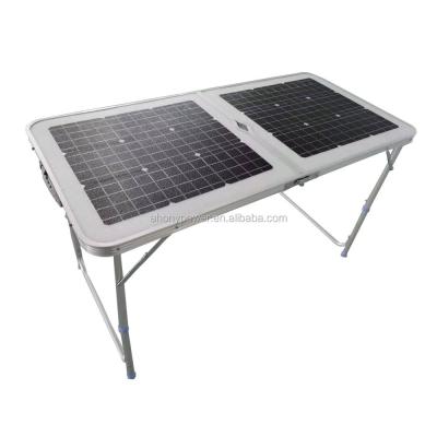 China Tabela de painel solar dobrável portátil de 18W duplo USB para acampamento à venda