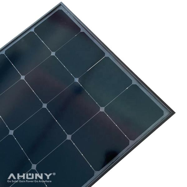 Quality Glass Rigid Solar Panel 120w Sunpower Solar Cell Electric Bike Solar Panel for sale