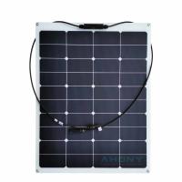 Quality Mono 50w Semi Flexible Solar Panel High Efficiency For Camping Rv for sale