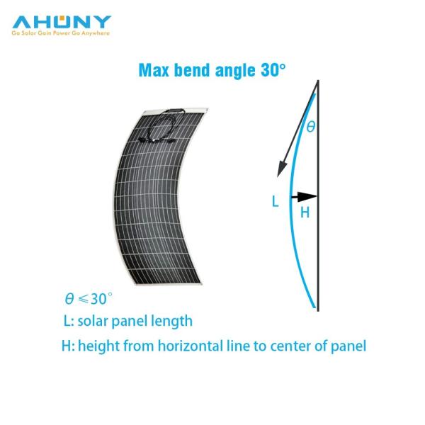 Quality 120w Solar Flexible Panels IP67 Monocrystalline Marine Solar Panels For RV for sale