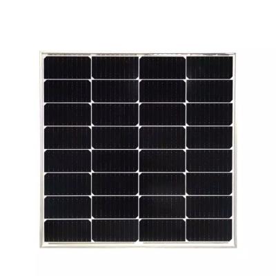 中国 Black White Backsheet Ahony Solar Panel Strong 100W 20.52V Operating From -40.C To 85.C 販売のため
