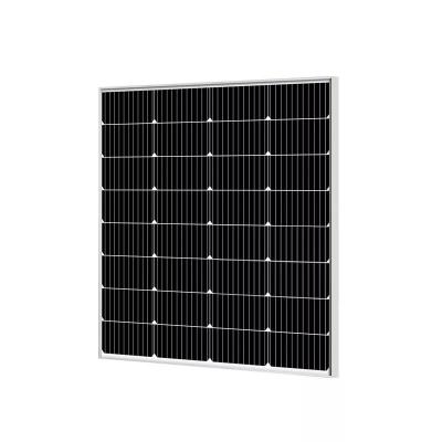 China A Grade Glass Solar Panel 100W PERC HJT With 12V Lightweight For IOT Industrial Remote Solar System en venta