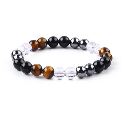 China Handmade Elastic Natural Crystal Gemtone Bead Protection Bracelet for Healing for sale