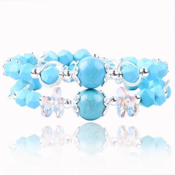 Quality Healing Energy Women'S Gemstone Bead Bracelet 4/6/8/10/12mm for sale