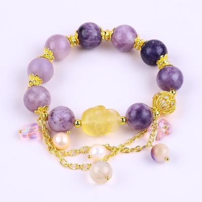 China Party Jewelry Gems Stone Stretch Bracelets For Gift Giving for sale