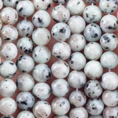 China 8MM Polidas Natural Kiwi Jasper Perlas Fazer Jóias Necklace Pulseira Brinco à venda