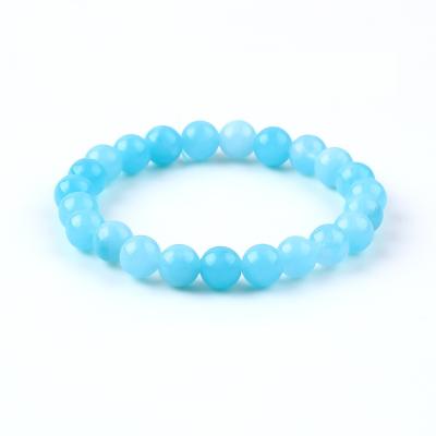China Healing Gemstone Bracelets Aquamarine Healing Bracelet Party Jewelry OEM for sale