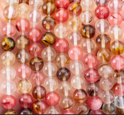 China 4/6/8/10/12mm Gemstone Loose Beads Semi Precious Stones For Jewelry Making for sale