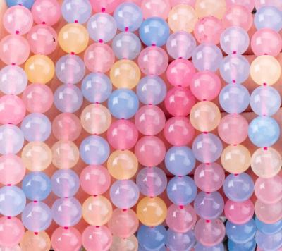 China 4/6/8/10/12mm Perlas de piedra preciosa de morganita rosa natural Apoyo a la personalización en venta