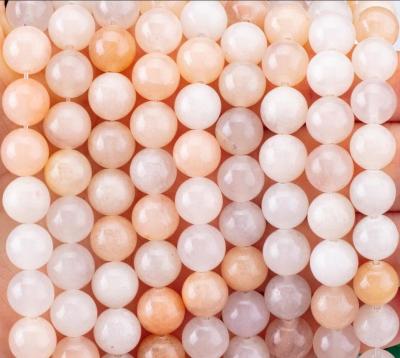 China 2mm Pink Aventurine Semi Precious Gem Beads Round Shape for sale