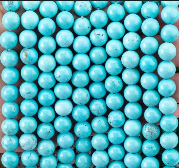 Quality Turquoise Loose Bead Strands Semi Precious Stone Crystal Gemstone for DIY Jewelry Making for sale
