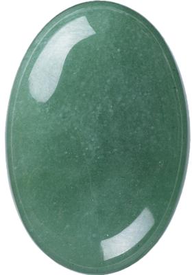 China Natural Polished Green Aventurine Palm Stone Green Aventurine Pocket Worry Gemstone For Stress Reducing Home Decoration for sale