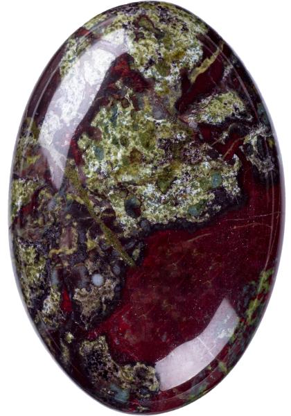 Quality Natural Dragon Bloodstone Oval Shaped Craft Stone Dragon Bloodstone Palm Gemstone for Home Decoration for sale