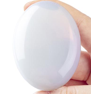 Chine Pierre précieuse Opal Palm Stone 6*4*2cm Utilisation pour la fabrication de bijoux à vendre
