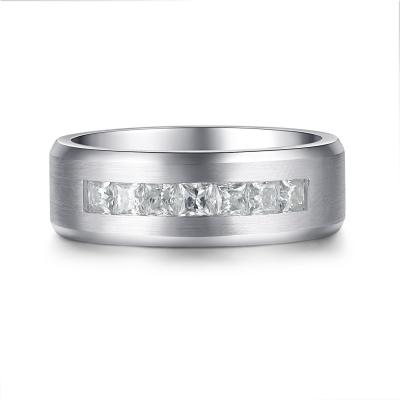 중국 18k 금 모이사나이트 다이아몬드 약혼 반지 판매용