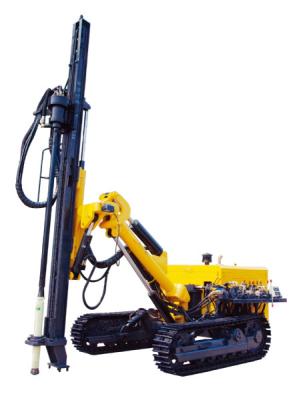 China 25m Depth Diesel Engine Hydraulic Crawler Drilling Machine for sale