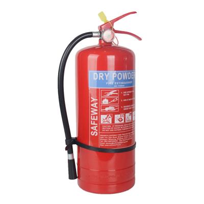 China SAFEWAY DC01 Abc 6kg Fire Extinguisher CE Approved Red easy to use for sale