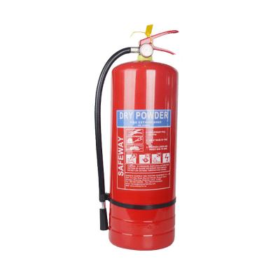 China EN3 Dry Powder Fire Extinguisher 9 Litre 500mm Cylinder Portable for sale